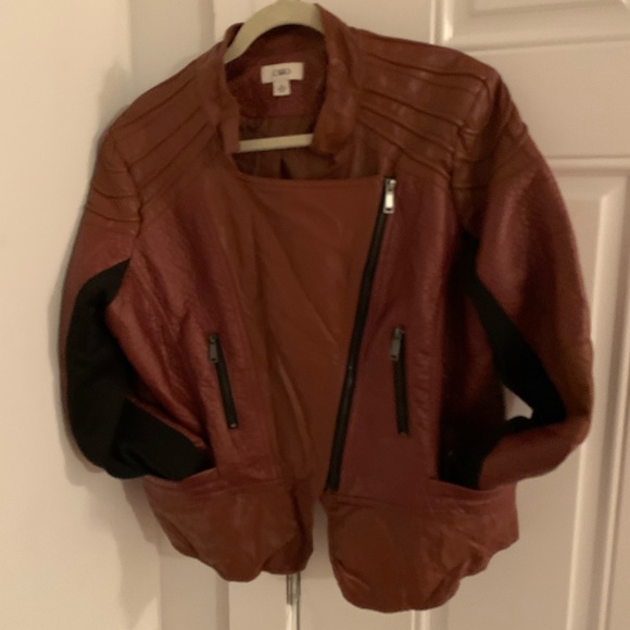 Cato Faux Leather knit insert Jacket!!! - Picture 3 of 6